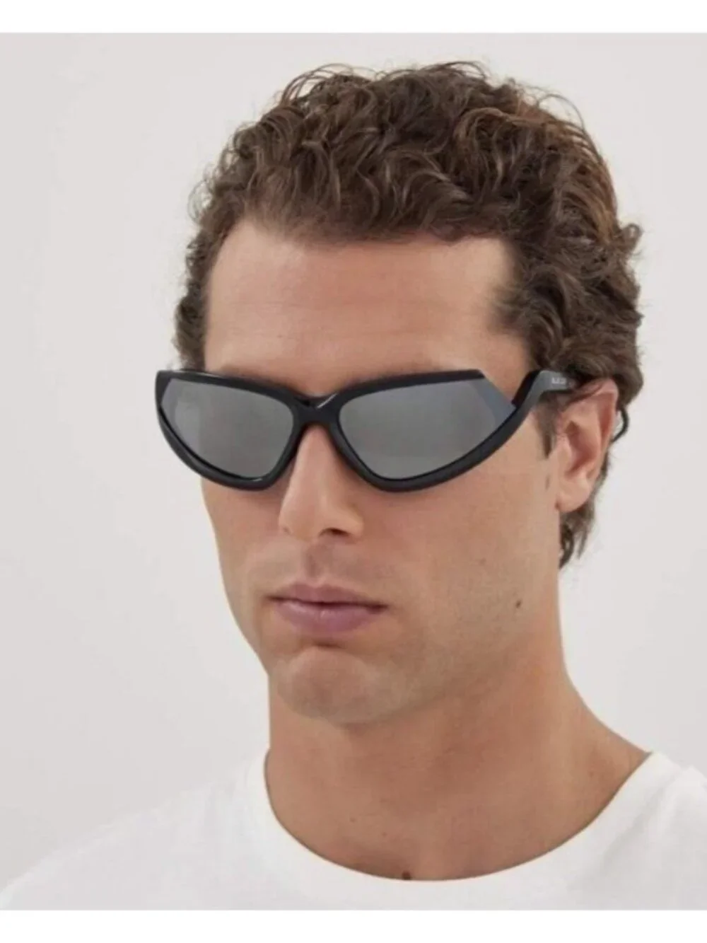 NEW BALENCIAGA BB0289S 001 SUNGLASSES BLACK GEOMETRIC UNISEX EYEWEAR BALENCIAGA